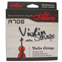 Струны для скрипки 4/4 Alice A706