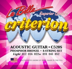 Струны для акустической гитары La Bella C520S Criterion (USA)
