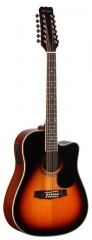 Гитара 12-ти струнная акустическая Martinez FAW-802-12/CEQ TRS.