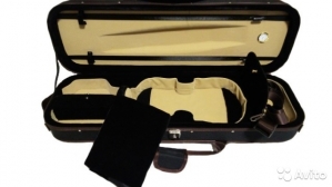 Кейс для скрипки 4/4 прямоугольный с гигрометром VLC-95 BK/BN
