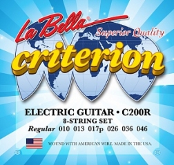 Струны для электрогитары La Bella C200R (USA) 10-46