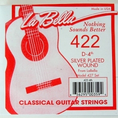 4-я Струна D (Ре) для классической гитары La Bella 422 2004 (USA) нейлон