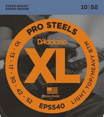 Струны для электрогитары D`Addario EPS 540 XL ProSteels (USA) 10-52