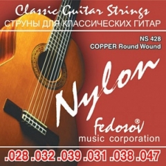 Струны для классической гитары Fedosov NS428 COPPER Round Wound
