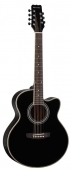 Гитара 7-струнная Martinez FAW-819 BK с вырезом.