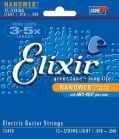 Струны для 12 струнной гитары Elixir 12450 NANOWEB 10-46, (USA)